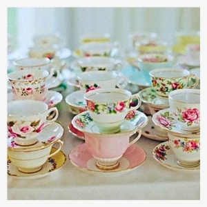 10 Mismatched Tea Cups & Saucers - Mismatched Cups And Saucers #4116728