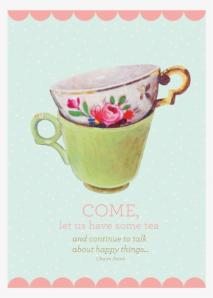 Rice Plakat Vintage Tea Cups #4116818