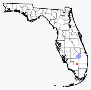 Location Of Big Cypress Indian Reservation - Map Of Florida #4117088