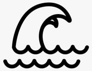 Big Wave Vector - Black Wave Vector Png #4117243