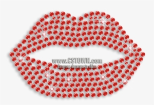Red Lips Sexy Kiss Iron-on Rhinestone Transfer - Jet Carrom Striker Online Buy #4117793