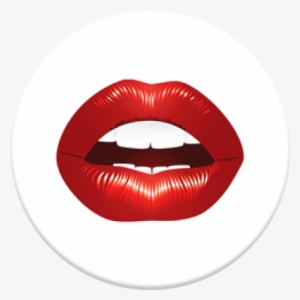 Sexy Lips - C105 - Red Lips Pop Socket #4118216