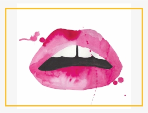 Lips With Teeth Gap #4118241