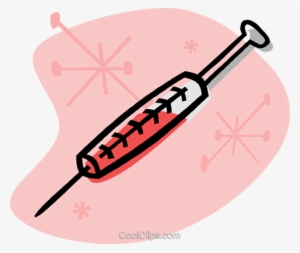 Syringe Royalty Free Vector Clip Art Illustration - Syringe #4118323