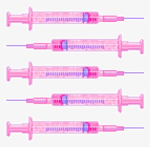 Syringe Clipart Transparent Tumblr - Kawaii Transparent Syringe #4118425