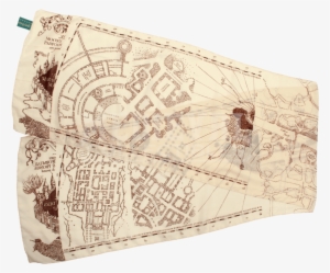 Harry Potter Marauders Map Lightweight Scarf - Harry Potter - Marauder's Map Lightweight Scarf #4118576