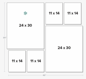 Perfect Photo Collage Template New 39" X 49" Canvas - Canvas #4118827