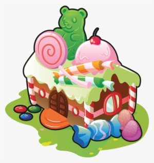 Minimo Candy House Forest Forest - Candy House Cartoon Png #4119126