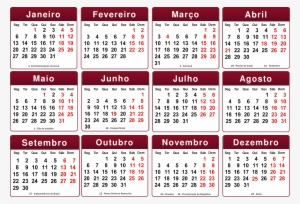 One Page Calendar 2019 #4119228