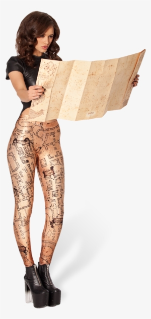 Marauders Map Leggings - Leggings #4119270