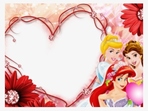 Moldura Para Foto Princesas - Disney Princess Border Design #4119770