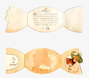 Printable Vintage Valentine Greeting Image - Label #4119977