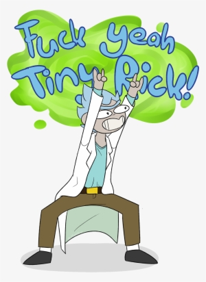 Rick And Morty Rick Sanchez Tiny Rick R&m Rick Morty - Cartoon #4120284