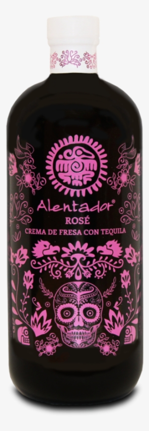 Alentador® Rosé Crema De Fresa Con Tequila Está Elaborado - Alentador Crema Fresa #4120442