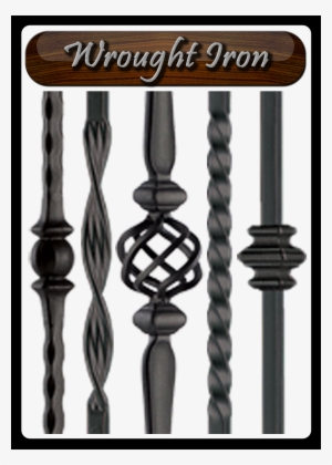 Wrought Iron Stair Spindles - Handrail #4120717