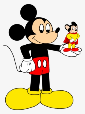 Mickey Mouse With Mighty Mouse 2 By Elmarcosluckydel96 - Mighty Mouse Marcospower1996 #4121325