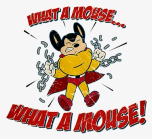 Saturday Morning Cartoons - Personalized Mighty Mouse Wall Calendar #4121438