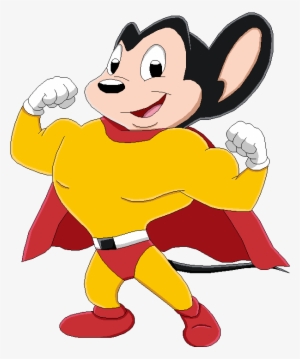 Mighty Mouse Cartoon - Mighty Mouse Png #4121510
