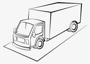 Dibujo Camion Png - Line Art #4121982
