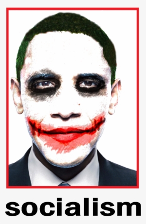 Don't Know Who To Attribute The Original Links To - Barack Obama Joker Poster #4122280