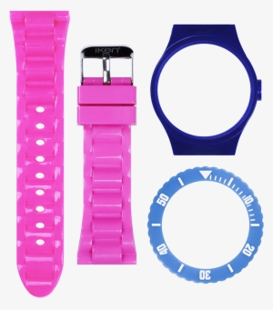 Picture Of Pink, Light Blue And Navy Prepack - Watch Bezels #4122298
