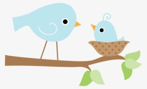 Patchwork Clipart Bird - Baby Bird In Nest Clipart #4123052