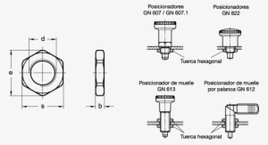Tuercas Hexagonales Planas De Acero Inoxidable Para - Nut #4123132
