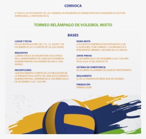 Cartel Torneo Relampago Voleibol - Мяч Волейбольный Вектор #4124409