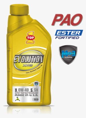 Top 1 Evolution Xk-99 Motor Oil 1 Liter Bottle - Pao Ester Synthetic Oil #4125220