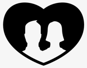 Couple In Love Vector - Enamorada Icono De Pareja #4125267