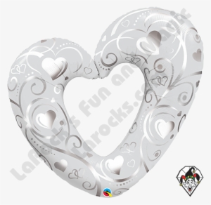 Qualatex 42 Inch Shaped Foil Balloon - Hearts #4125503