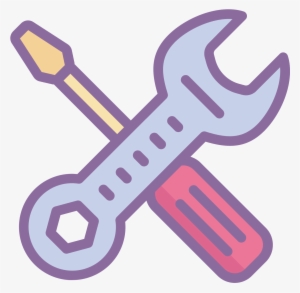 In This Icon Is A Wrench And A Screwdriver - Manutenção Icons #4125598
