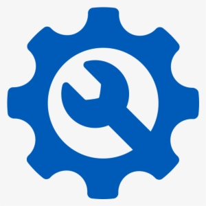 Blue Gear Icon - Icon Machine #4125634