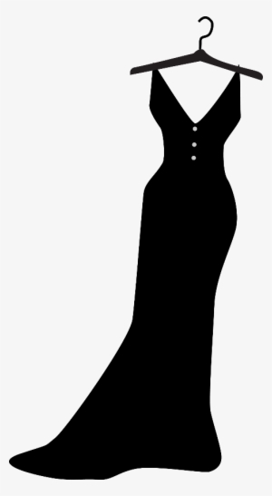 Costura E Roupas Riblackandreddress06 Minus - Dress On Hanger Clipart Png #4126039
