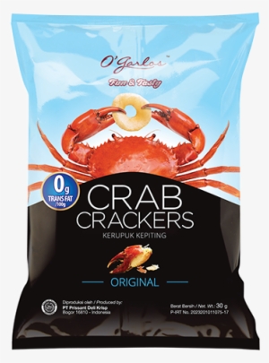 O'garlos Crab Original - Shrimp Snacks Package Design #4126222