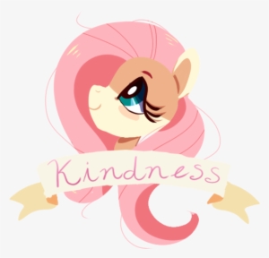 Moonraige, Banner, Flat Colors, Fluttershy, Kindness, - Fluttershy Banner #4127194