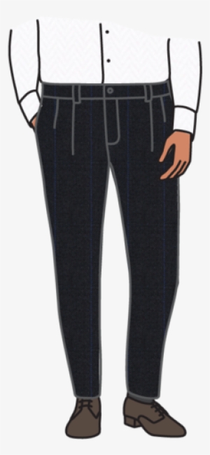 A Great Example Of This Is The Double Pleat, Which - Formal Wear #4127242