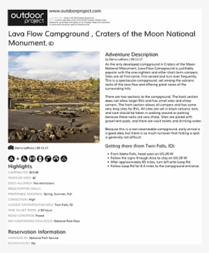 Lava Flow Campground Field Guide - Bridal Veil Falls Park Oregon #4127351