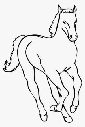 Horse Outline Clip Art - Horse Outline #4127570