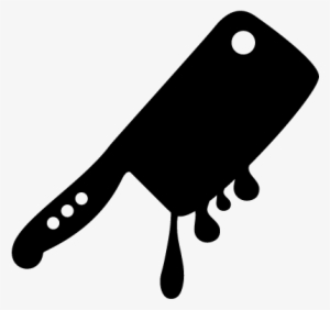 Halloween Butcher Knife Vector - Knife Vector #4128129