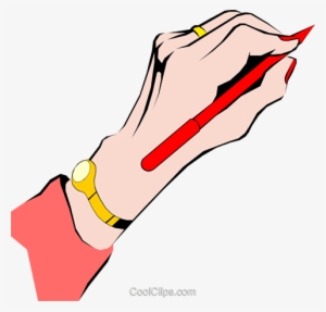 Female Hand Writing - Mano Che Scrive Png #4128410