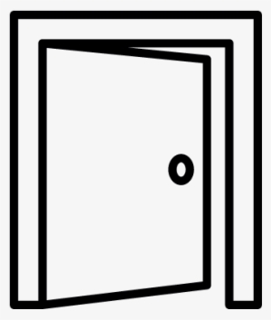 Open Door Vector - Puerta Abierta Para Pintar #4129070