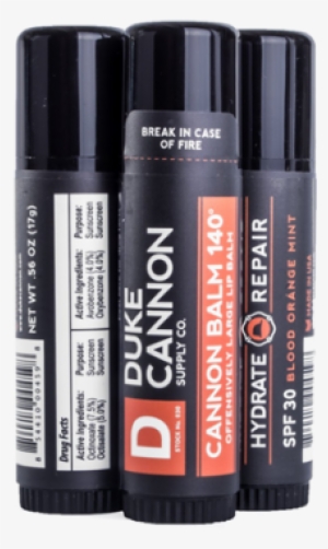 Skip To The Beginning Of The Images Gallery - Duke Cannon Cannon Balm 140 Tactical Lip Protectant #4129305