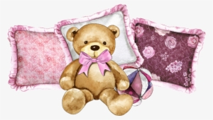 Almohada Juguetes Png Transparente - Teddy Bear #4129815