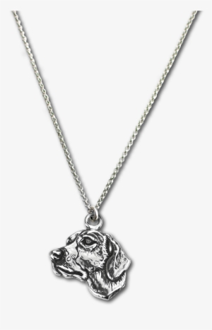 Foxhound Charm On Rolo Chain - Necklace #4130274