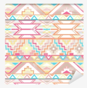 Abstract Geometric Seamless Aztec Pattern #4130445