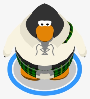 Emerald Kilt In-game - Club Penguin Graduation Cap #4130551