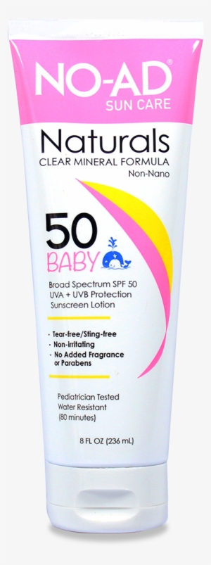 No-ad Naturals Baby 50 8 Fl Oz - Sunscreen #4130972