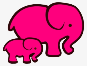 Elephants Mom And Baby Clipart #4131267