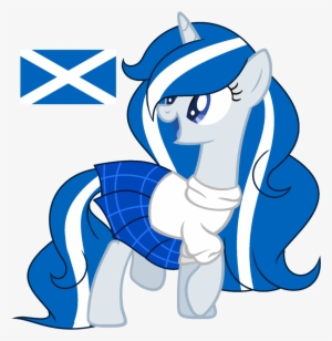 Cosmicwitchadopts, Clothes, Female, Kilt, Mare, Nation - Cartoon #4131387